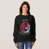 Sweatshirt Wtf Où Est Le Poisson (Devant entier)