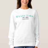 Sweatshirt Wyatt Farm (Devant)