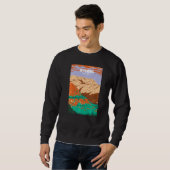 Sweatshirt Wyoming Fossil Butte National Monument Adventure C (Devant entier)