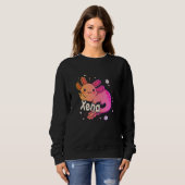 Sweatshirt XENA - Beau nom de fille avec adorable AXOLOTL (Devant entier)