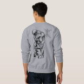 Sweatshirt Xiphos Lâchez la bête intérieure... (Dos entier)