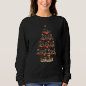 Sweatshirt Xmas Holiday German Wirehaired Pointer Dog Christm (Devant)
