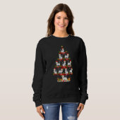 Sweatshirt Xmas Holiday Santa Scottish Fold Cat Christmas Tre (Devant entier)