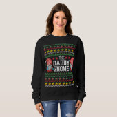 Sweatshirt Xmas Le Daddy Gnome laide Gnomes de Noël (Devant entier)