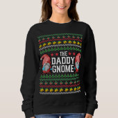 Sweatshirt Xmas Le Daddy Gnome laide Gnomes de Noël (Devant)
