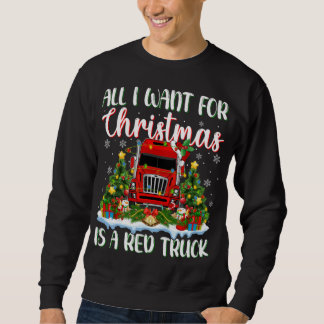 Sweatshirt Xmas Lighting Père Noël Tout Ce Que Je Veux Pour N