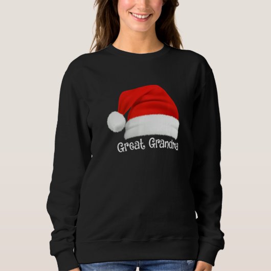 Sweatshirt Xmas Pajama Group Matching Great Grandma Christmas (Devant)