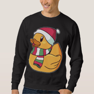 Sweatshirt Xmas Rubber Ducky Duckie Duck Noël Cadeau mignonne