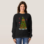 Sweatshirt Xmas Tree Decorations Lights Santa Quokka Christma (Devant entier)