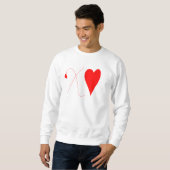 Sweatshirt XO valentines conception de jour (Devant entier)