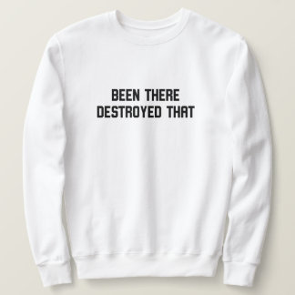 Sweatshirt Y A-T-Il Été Détruit