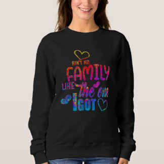 Sweatshirt Y'a pas de famille comme celle de la réunion de fa