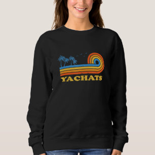 Sweatshirt Yachat Oregon Été Ou Tropique Yachatian Floral