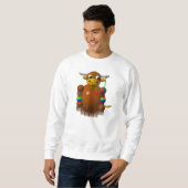 Sweatshirt Yak jouant avec des Yo-Yo (Devant entier)