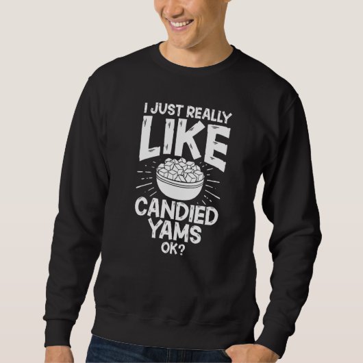 Sweatshirt Yam confit Sucré Pomme de terre Recette Casserole (Devant)