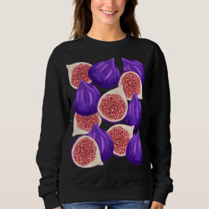 Sweatshirt Yammy Aquarelle Fig Fruit