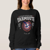 Sweatshirt Yarmouth Massachusetts Cape Cod MA Nautical Beach  (Devant)