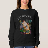 Sweatshirt yarnivore cat (Devant)
