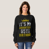 Sweatshirt Yellow Crown 65th Bday For Daughter From Mom Dad (Devant entier)