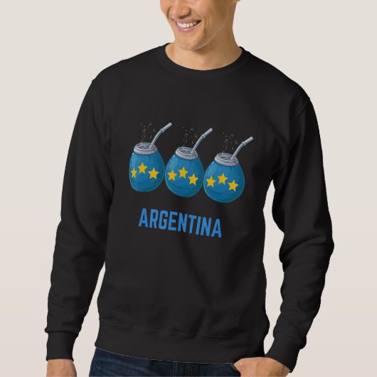 Sweatshirt Yerbaholic Yerba Mate Lover Funny Argentinian Arge (Devant)
