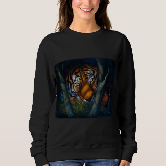 Sweatshirt Yeux de tigre (Devant)