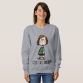 Sweatshirt Yeux roulants à la menthe poivrée (Devant entier)