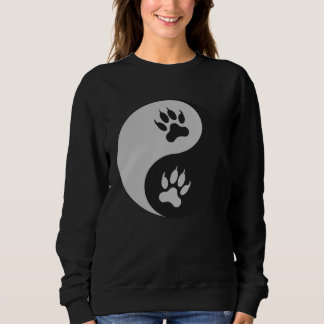 Sweatshirt Yin Yang Lion Paw Lion Predatory Cat Africa