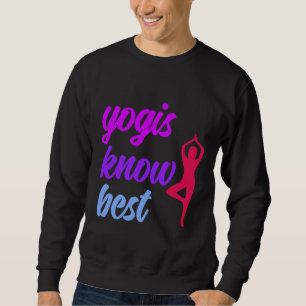 Sweatshirt Yoga Asana Vrikshasana Pose Yogis Connu Le Mieux D