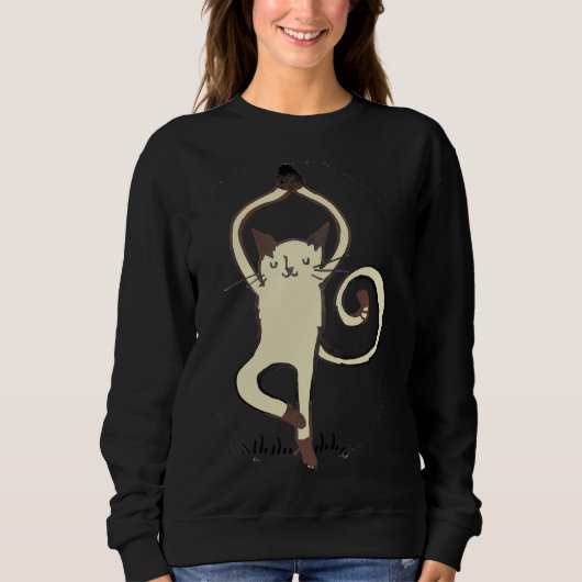 Sweatshirt Yoga Chat 22 (Devant)