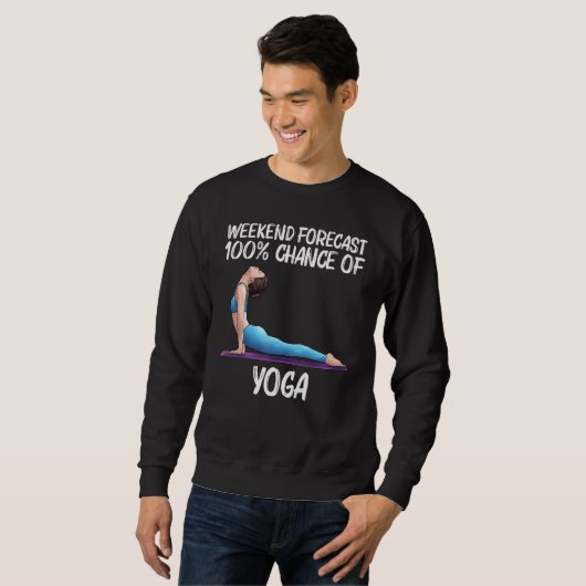 Sweatshirt Yoga cool Pour Hommes Femmes Yogi Exercice Physiqu (Devant entier)