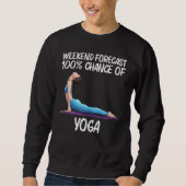 Sweatshirt Yoga cool Pour Hommes Femmes Yogi Exercice Physiqu (Devant)