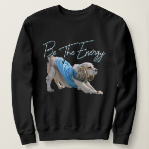 Sweatshirt Yoga Downward Dog - Soyez La Citation De L'Énergie