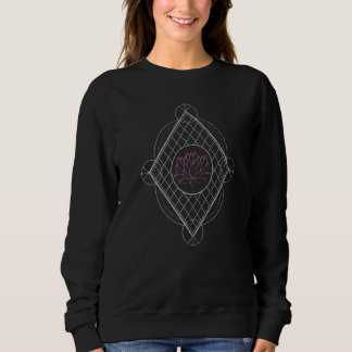Sweatshirt Yoga Flower Blossom Boho Yogi Spiritual Lotus Flow