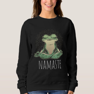 Sweatshirt Yoga Frog Namaste