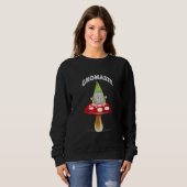 Sweatshirt Yoga Gnome Gnomaste (Devant entier)