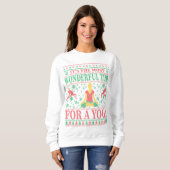 SWEATSHIRT YOGA NOËL DOUX  (Devant entier)