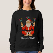 Sweatshirt Yoga Santa (Devant)