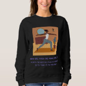 Sweatshirt Yoga Vs Mixed martial art (Devant)