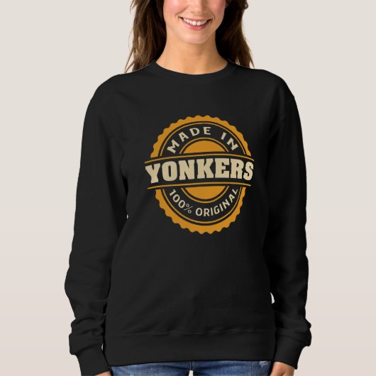 Sweatshirt Yonkers Ville natale (Devant)