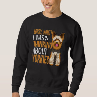 Sweatshirt Yorkie Dog Apparel For Yorkshire Terrier Owner