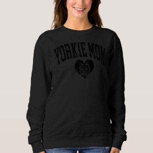 Sweatshirt Yorkie Mom Yorkshire Terrier Mama pour femmes Chie