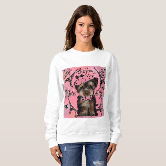 SWEATSHIRT YORKIE POO (Devant entier)