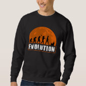Sweatshirt Yorkshire Terrier Dog Dad Human Evolution (Devant)