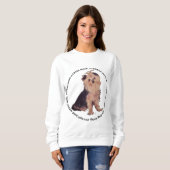Sweatshirt Yorkshire Terrier Petite Chanson (Devant entier)