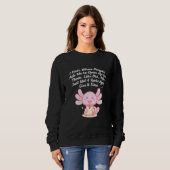 Sweatshirt You Cant Tell Me to Open Up Introvert Funny Antiso (Devant entier)