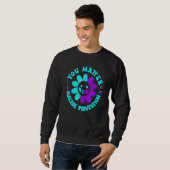 Sweatshirt You Matter 988 Suicide Prevention Awareness daisy  (Devant entier)