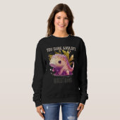 Sweatshirt You Sure Axolotl Questions Axolotl Mexican Walking (Devant entier)