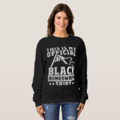Sweatshirt Young Black Homeowner First Time House Buyer Black (Devant entier)