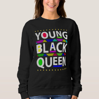 Sweatshirt Young Black Queen Black History Month Girls Kids