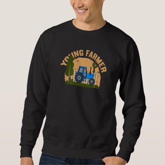 Sweatshirt Young Farmer Local Farm   Young Farmer (Devant)